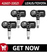 TPMS Sensor Toyota, 315Mhz Tire Pressure Monitoring System Sensor fit for Toyota RAV4 Highlander ...