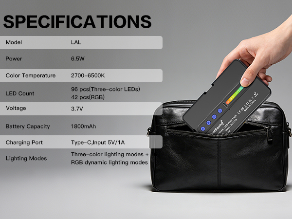 Zealsound RGB Selfie Light