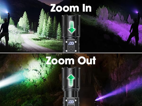 Zoomable flashlight