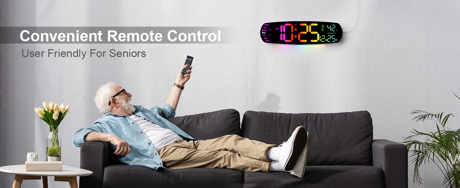 wall mount digital clock