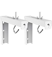 WALI Universal Projector Screen Ceiling Mount, Wall Hanging Mount L-Brackets, 6 inch Adjustable E...