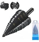 1/4 to 1-3/8 Inch Step Drill Bit Straight Grooved Double Fluted, M2 High Speed Steel Drill bits