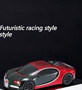 WS-660 Hypercar Replica Bluetooth Speaker with LED Starry-Sky Display, Portable with HD Sound, LE...