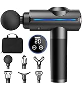 ZEOEZHBI Massage Gun Back Massager for Pain Relief Deep Tissue, Percussion Massage Gun for Athlet...