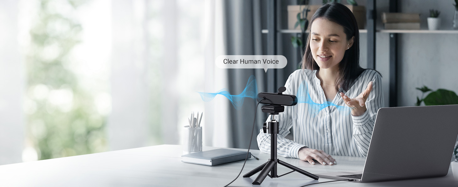 EMEET C960 Webcam with Tripod