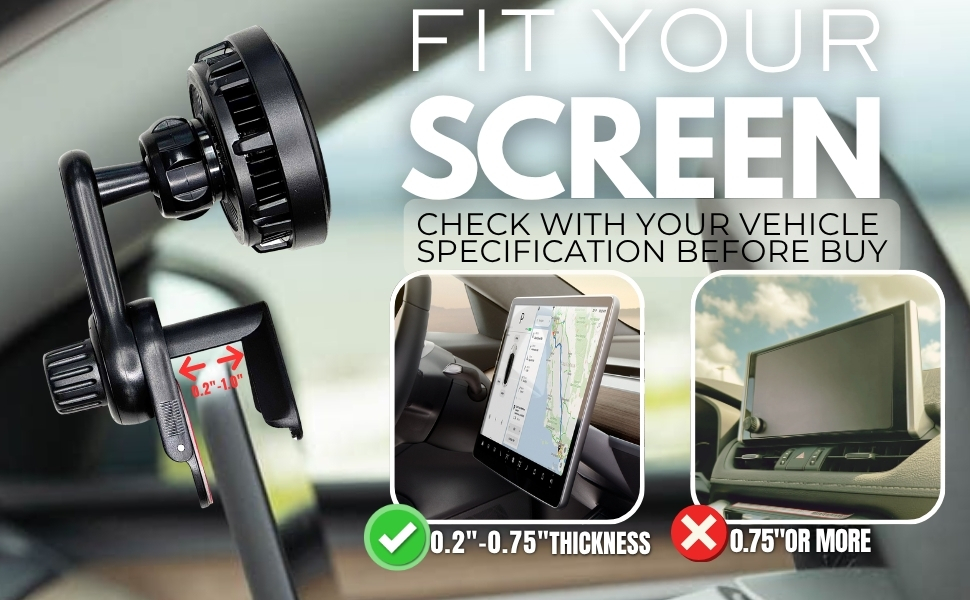 phone holder for tesla screen