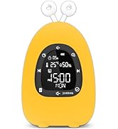 JAMYOK Sunrise Alarm Clock Wake Up Light, White Noise Sound Machine with 20 Soothing Sounds, 10 N...