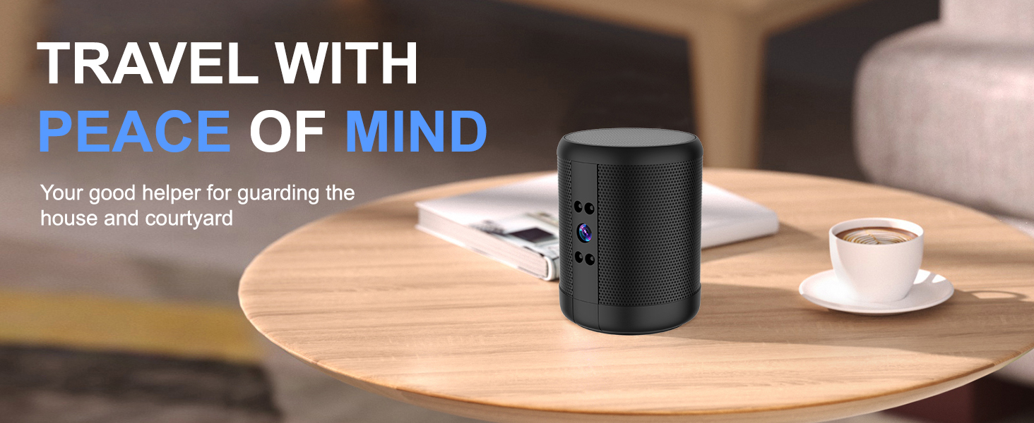 Hidden camera bluetooth speaker