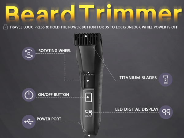 beard trimmer for men