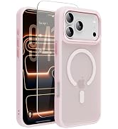 EUMADOVE Magnetic for iPhone 17 Pro Max Phone Case, [Compatible with MagSafe], Screen Protector X...