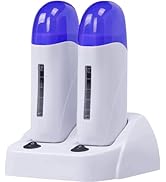 Subay Roll on Wax Warmer Double Cartridges Warmers 110v for Women Men Body Waxing Coarse Hair Rem...