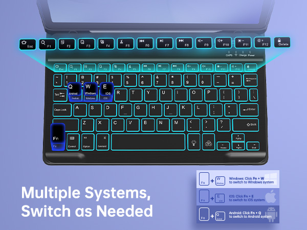 11" galaxy tab a9+ keyboard