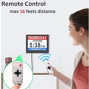 clock with remote control