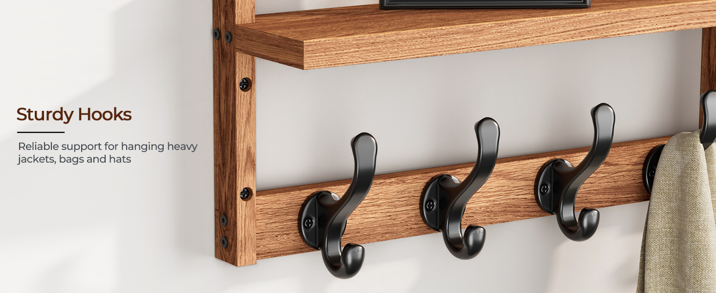 wall mounted coat rack