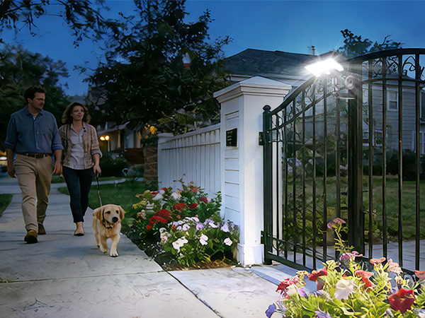 solar motion lights outdoor waterproof