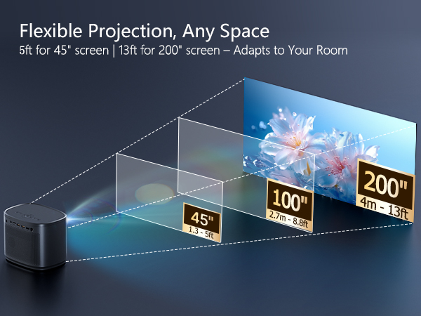 projector 1080p HD home theater outdoor movie portable projectors mini small video projector