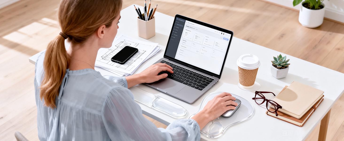 keyboard pad with wrist support