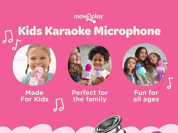 Kid Star Karaoke pink Microphone