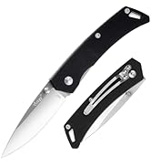 Vickay Pocket Knife Pocket Folding Knives with 2.7in 8Cr13MoV Steel Blade,G10 Handle,Belt Clip,La...