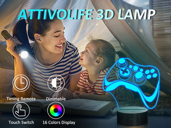 Game Night Light for Kids