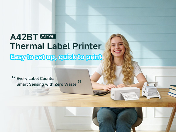 arrvel label printer for shipping packages home office small business mailing essentials