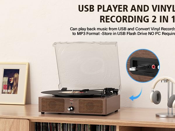 USB to vinyl converter