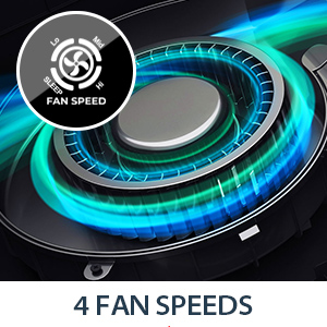 3 FAN speed &amp; sleep mode