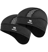 MELASA Skull Cap Cooling Helmet Liner with Mesh Breathable Sweat Cap for Men Women