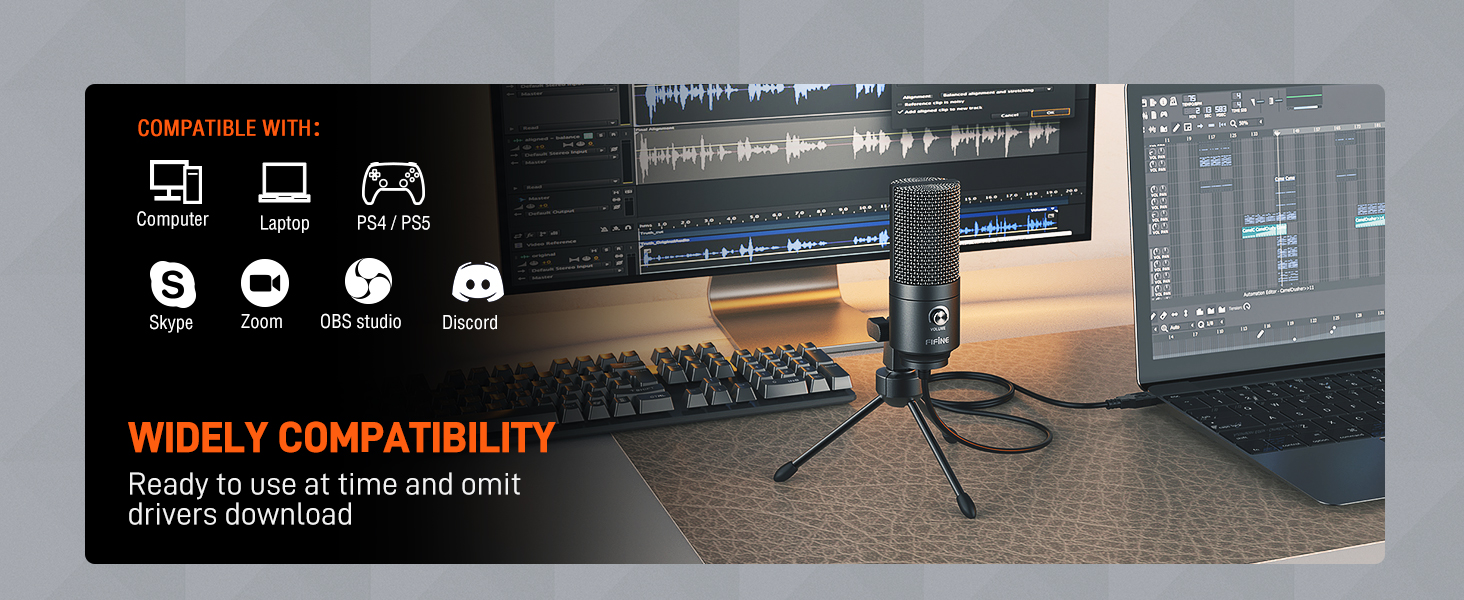 fifine k669b usb microphone