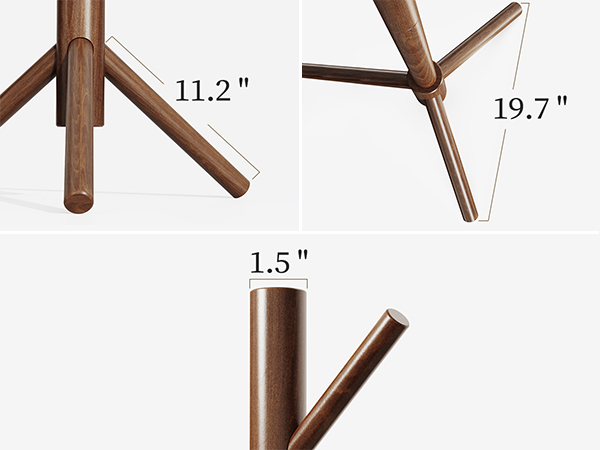 coat rack tree freestanding hat rack hall tree coat stand PIWCR01