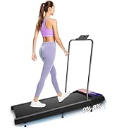 2 in 1 Treadmill and Walking Pad for Home/Office, Walking Treadmill with Remote Control, APP, and...