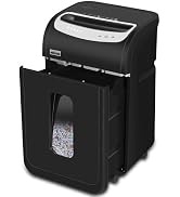 VidaTeco 25-Sheet Heavy Duty Paper Shredder for Office, 40-Minute Continuous Run P-4 Cross Cut Co...