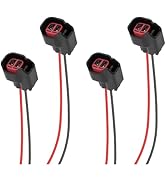 4PCS Fuel Injector Connector Pigtail,Fuel Injectors Set of 4 Replace OEM# 5013995AA,5161919AA,Car...