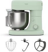 Martha Stewart 5.3Qt Stand Mixer, 12-Speed Tilt-Head Electric Kitchen Mixer with Stainless Steel ...