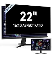 [2-Pack] 22 Inch Computer Privacy Screen Filter for 16:10 Widescreen Monitor, Removable Eye Prote...