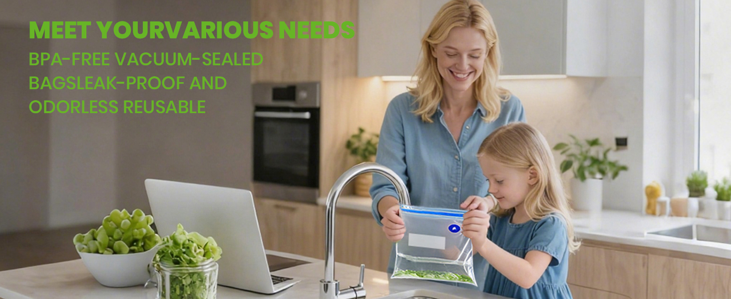 Reusable vacuum bag