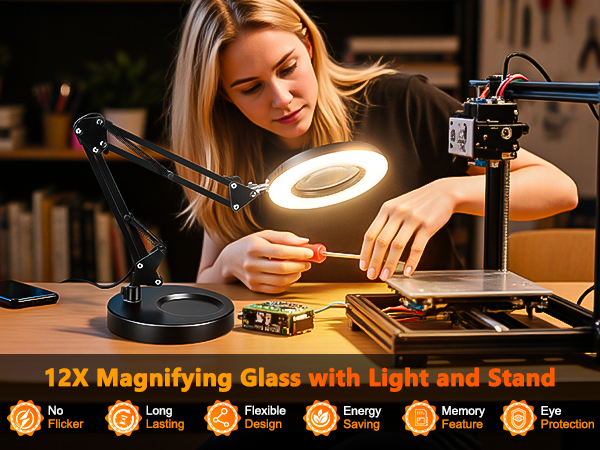 magnifying lamp