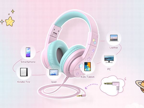 kid headphones with cord