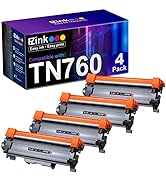 E-Z Ink Compatible TN760 Toner Cartridges Replacement for Brother TN-760 TN730 TN-730 to Use with...