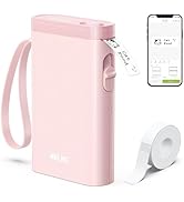 Nelko Label Maker Machine with Tape, P21 Portable Bluetooth Label Printer, Wireless Built-in Cutt...