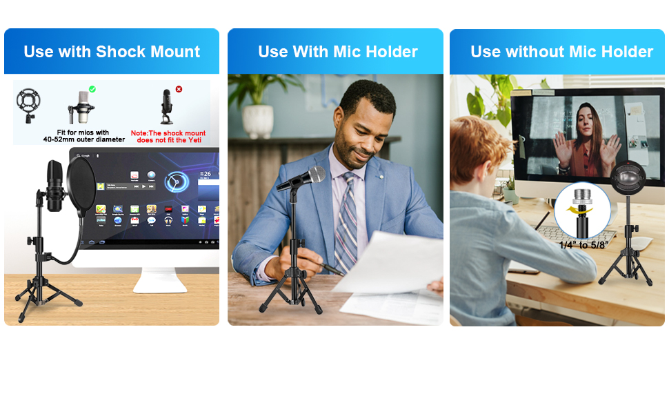 table top microphone stand