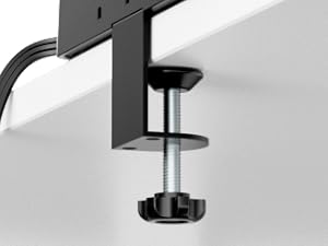 Desk Clamp Power Strip USB C, Charging Station, Flat Plug Extension Cord For Desk Accessories