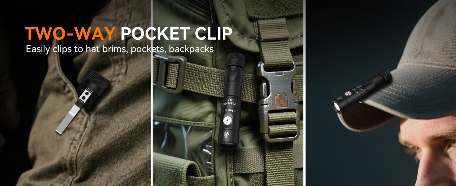clip on flashlight