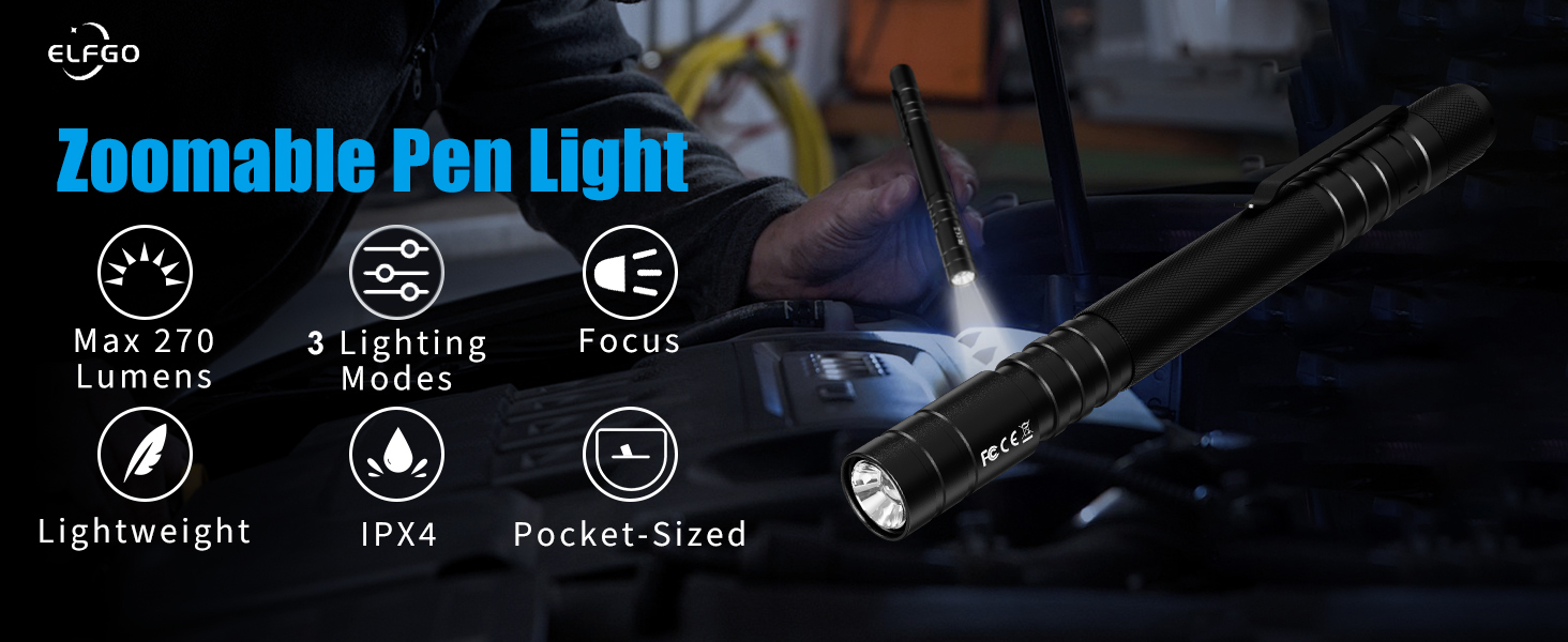 Zoomable pen light
