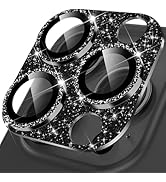 YWXTW for iPhone 16 Pro/iPhone 16 Pro Max Camera Lens Protector, [New Glitter Design] Full Bling ...