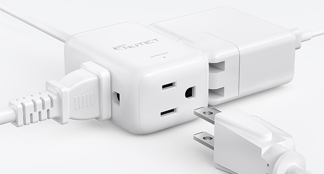 Short Flat Extension Cord