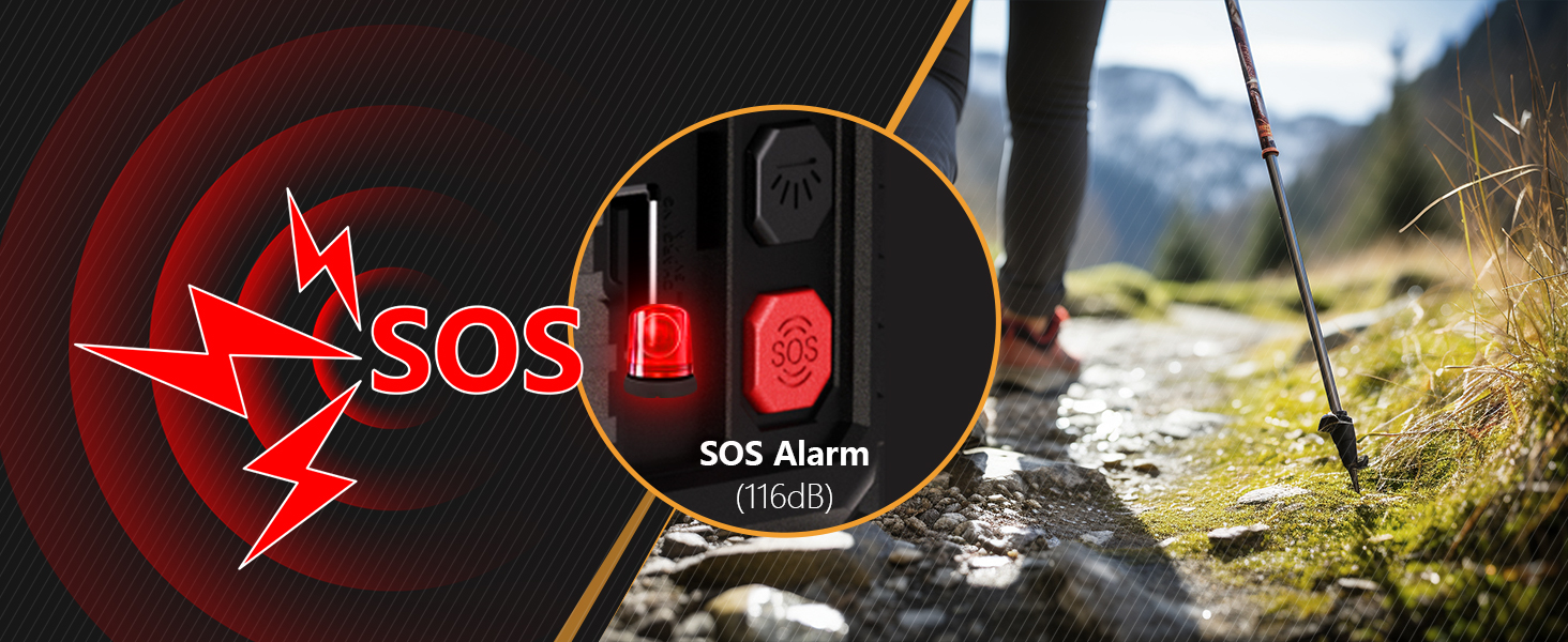 emergency weather radio with SOS alarm