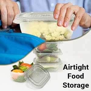 food storage containers, food container, freezer storage boxes, airtight container, food containers