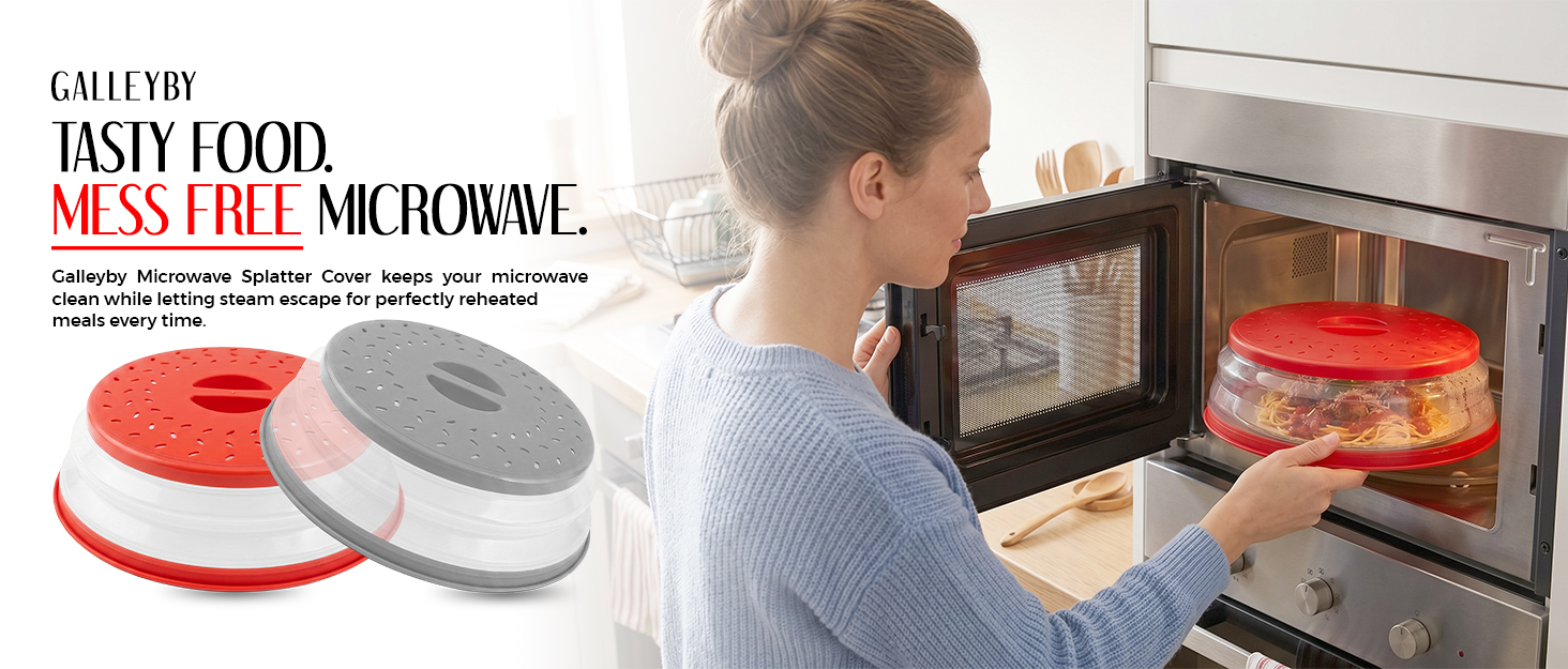 Galleyby Microwave Splatter Cover