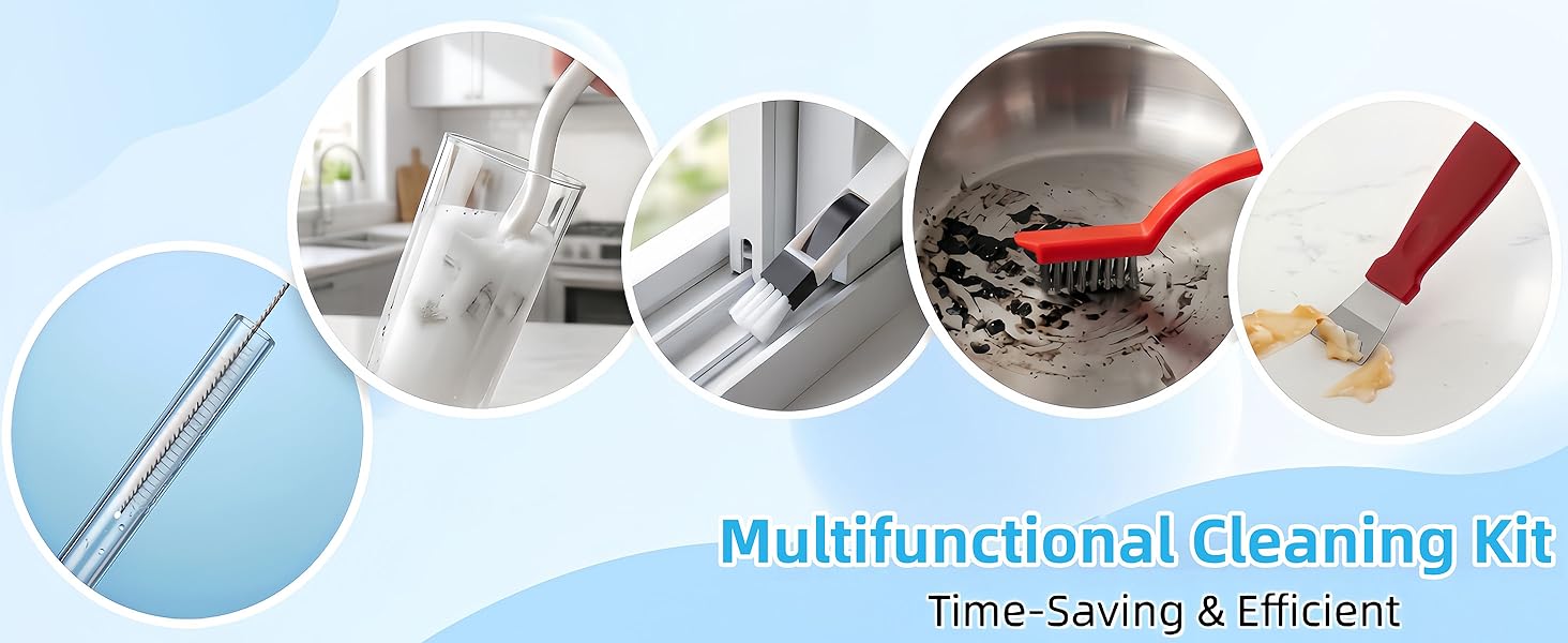 23Pcs Crevice Cleaning Brush Set
